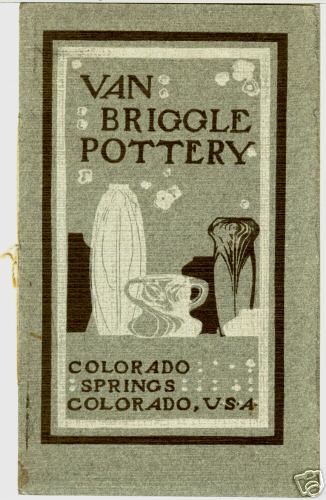 Cover of earliest Van Briggle catalog, circa 1903
