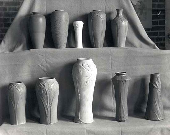 Van Briggle Factory group photo, early 1900s