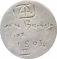 1903 mark with die stamped shape number